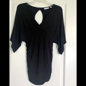 New York & Company V Neck Short Sleeve Top Size XS